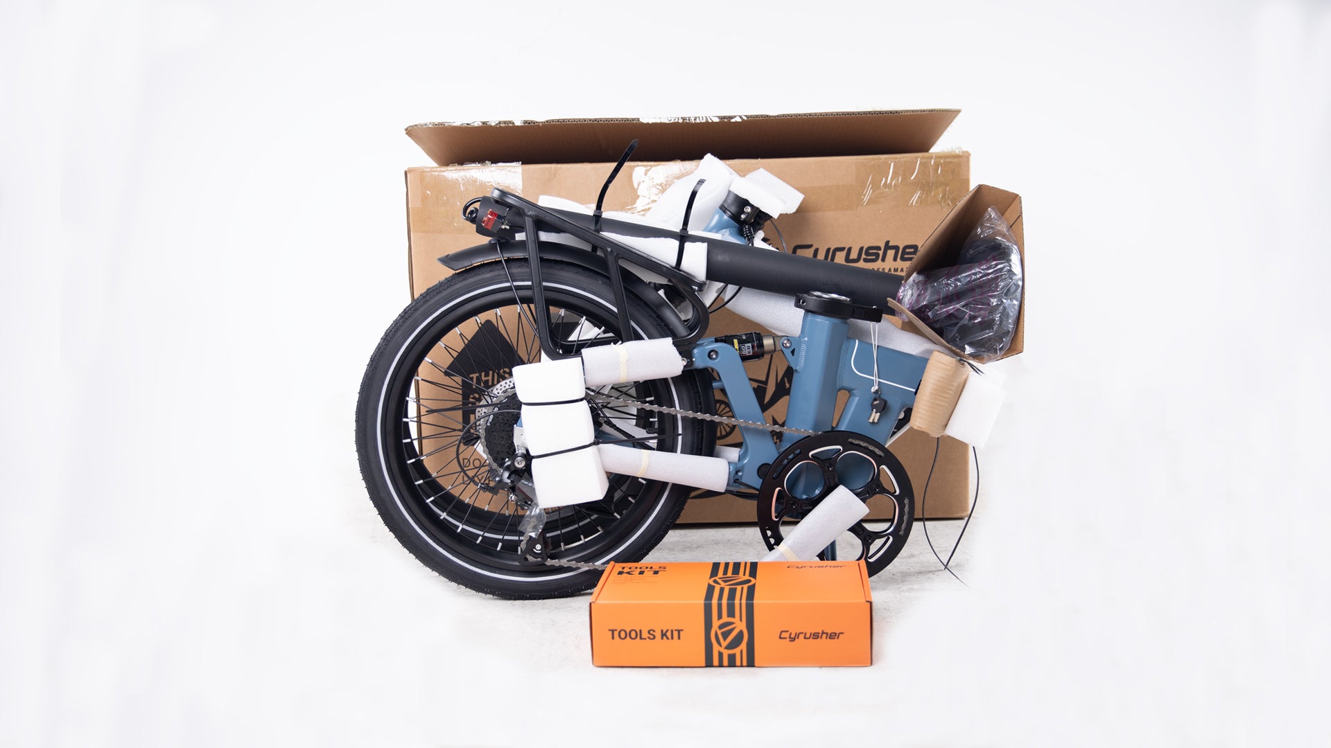 Cyrusher electric bike assembling